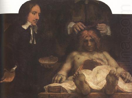 REMBRANDT Harmenszoon van Rijn The Anatomy Lesson of Dr Foan Deyman (mk33) china oil painting image